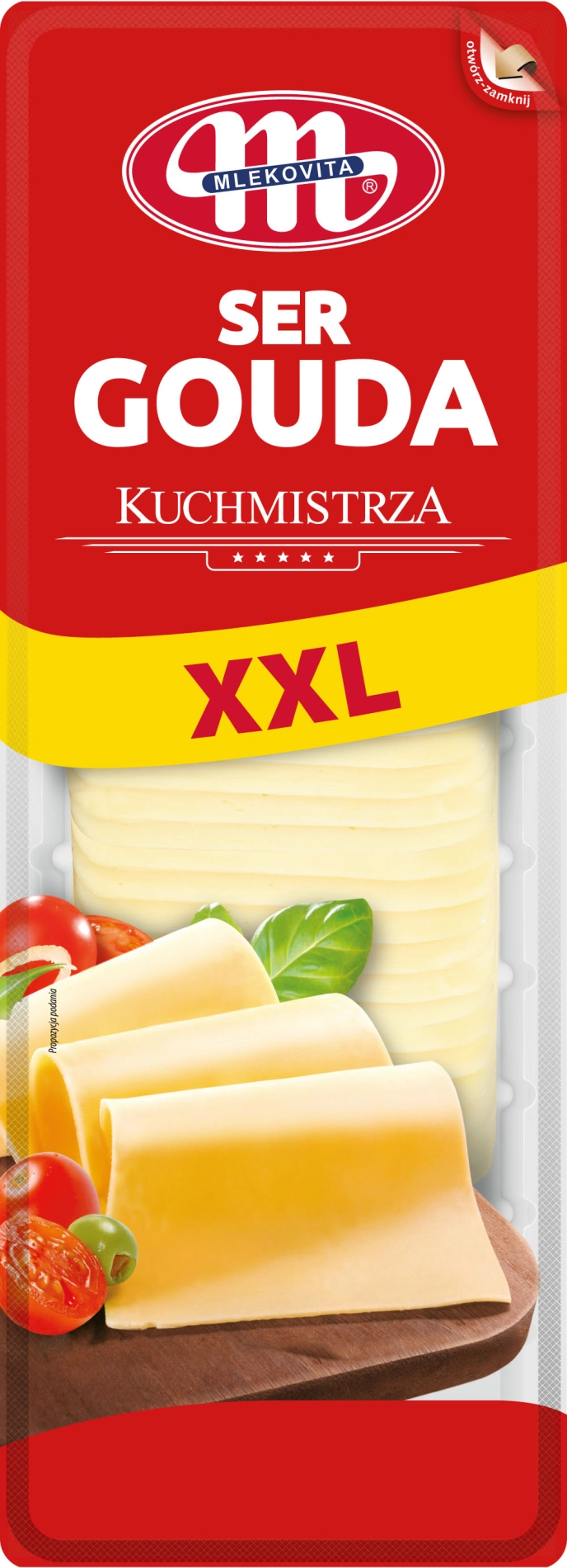 Gouda cheese slices